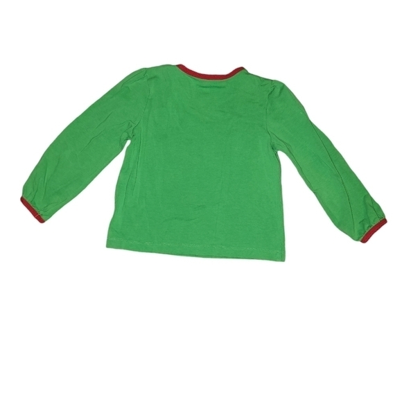 5/$10 J. KHAKI size 3T long sleeve Christmas themed top. Santa Claus graphic - Picture 2 of 6